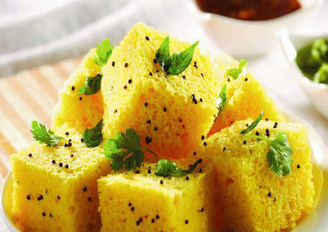 White dhokla